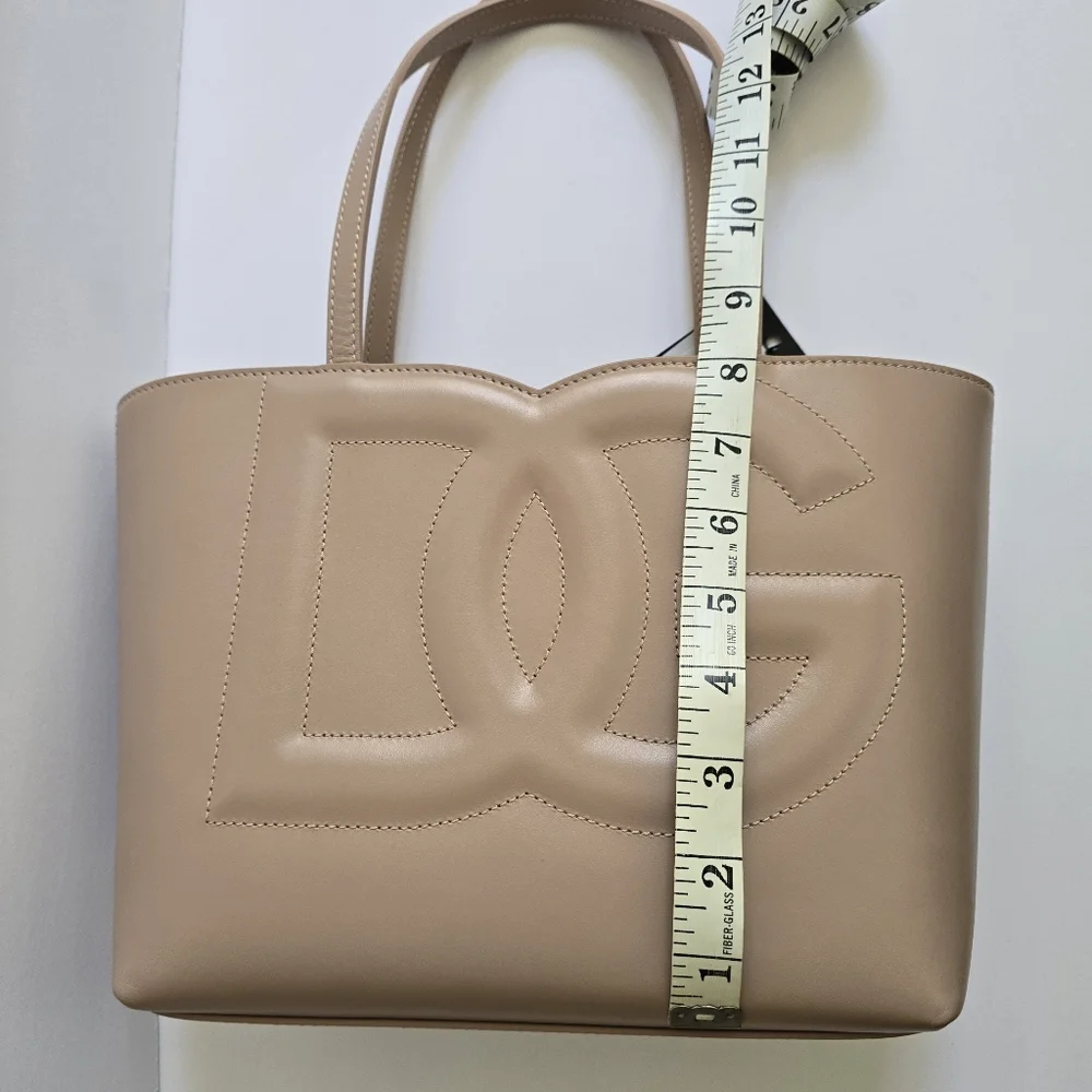 Dolce & Gabbana  Medium DG Leather Shopper Tote Bag Powder Pink - Picture 10 of 12